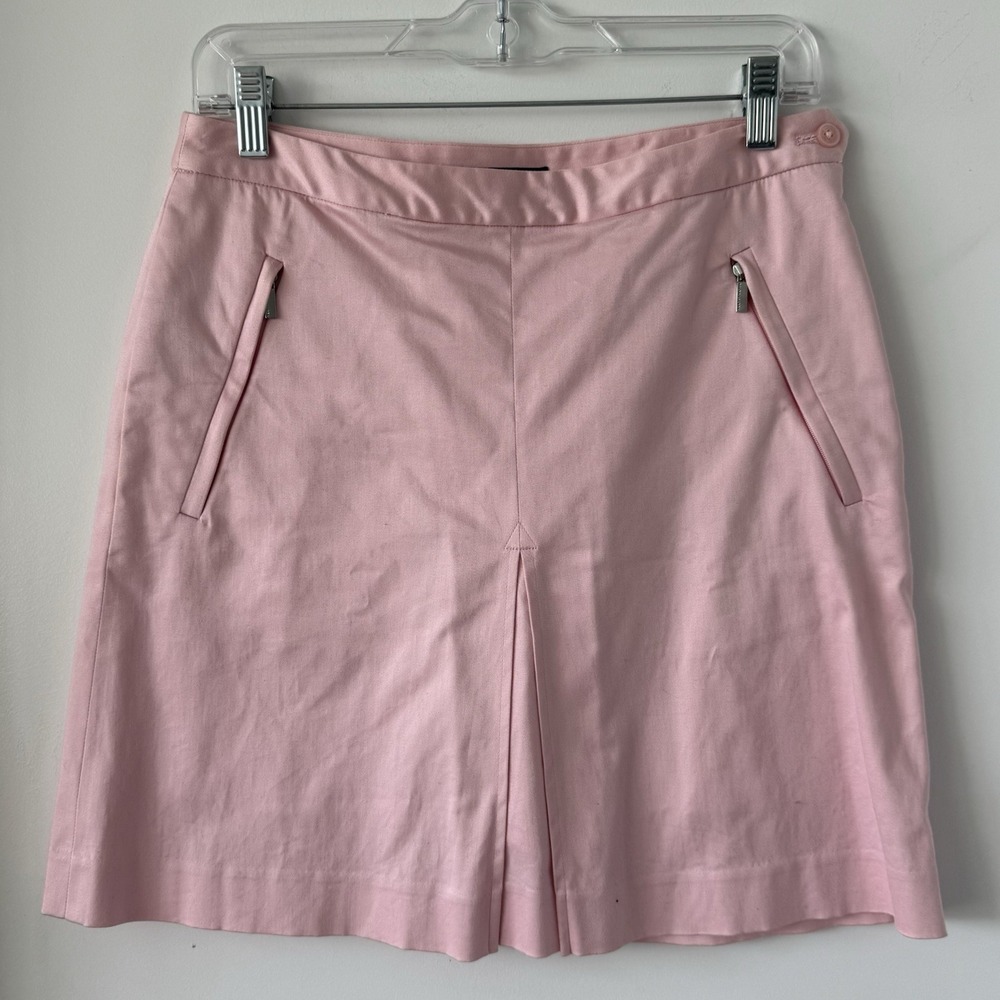 Polo Ralph Lauren Mini Skirt Golf Tennis Skort Pink Women's Size 8 Preppy